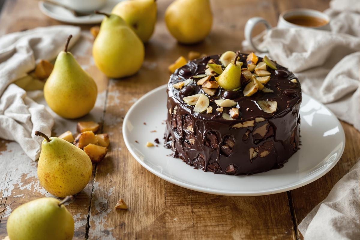 Ce gâteau poire-chocolat fondant va vous sauver les jours de pluie.jpg