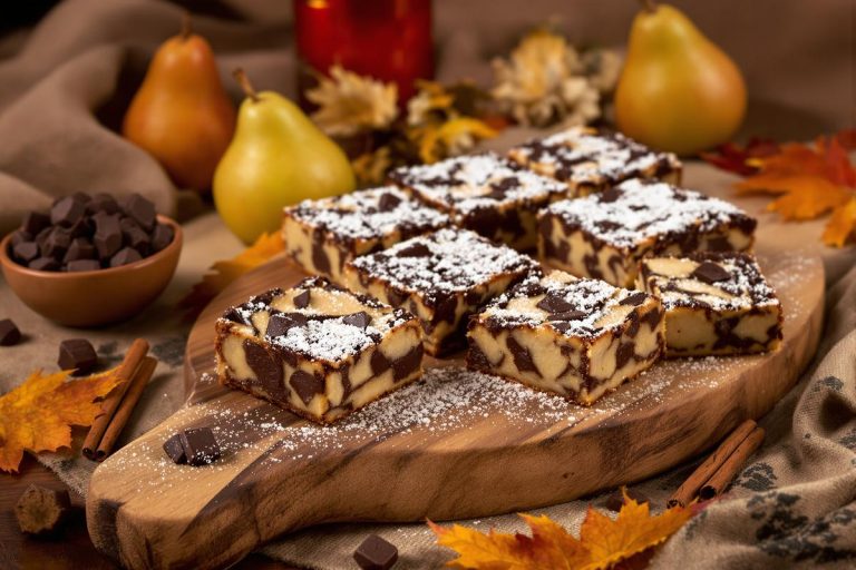 Moins sucré qu’un brownie, plus fondant qu’un cake : ce carré poire-chocolat est l’arme fatale des jours pluvieux.jpg