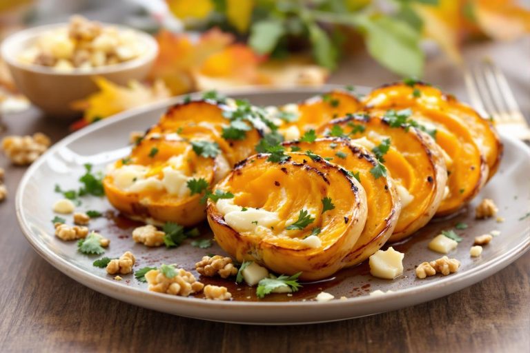 Attention : cette courge butternut tranchée comme un rôti et gratinée au four va illuminer votre automne.jpg