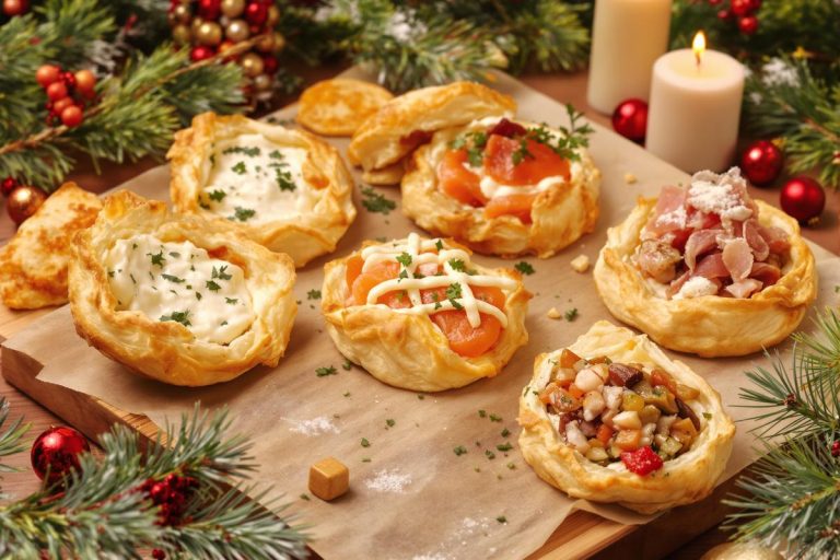 Feuilletés de fête pour Noël : une pâte, trois garnitures et zéro stress pour un apéritif croustillant et ultra gourmand.jpg