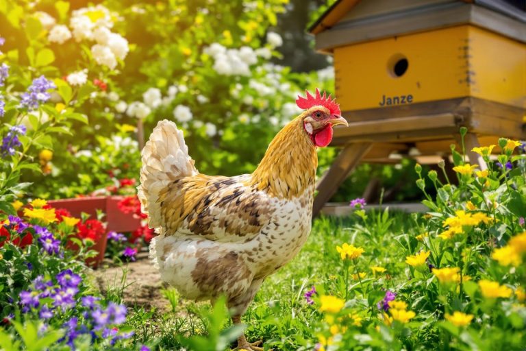 Frelon asiatique : cette poule bretonne que les apiculteurs s'arrachent protège jardin et ruches toute l’année.jpg