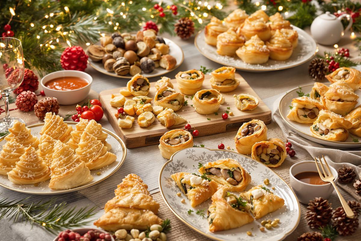 Petits feuilletés apéro de Noël : 10 recettes à faire avec un rouleau de pâte feuilletée.jpg