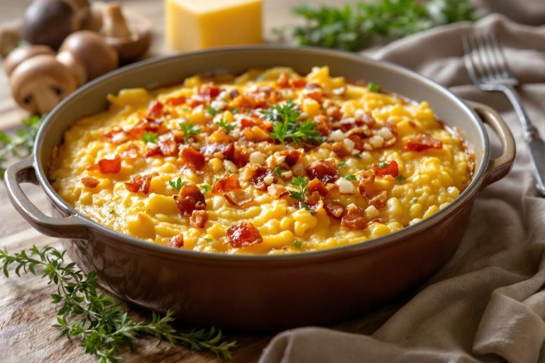 Polenta gratinée recette : crémeuse, gorgonzola et pancetta.jpg