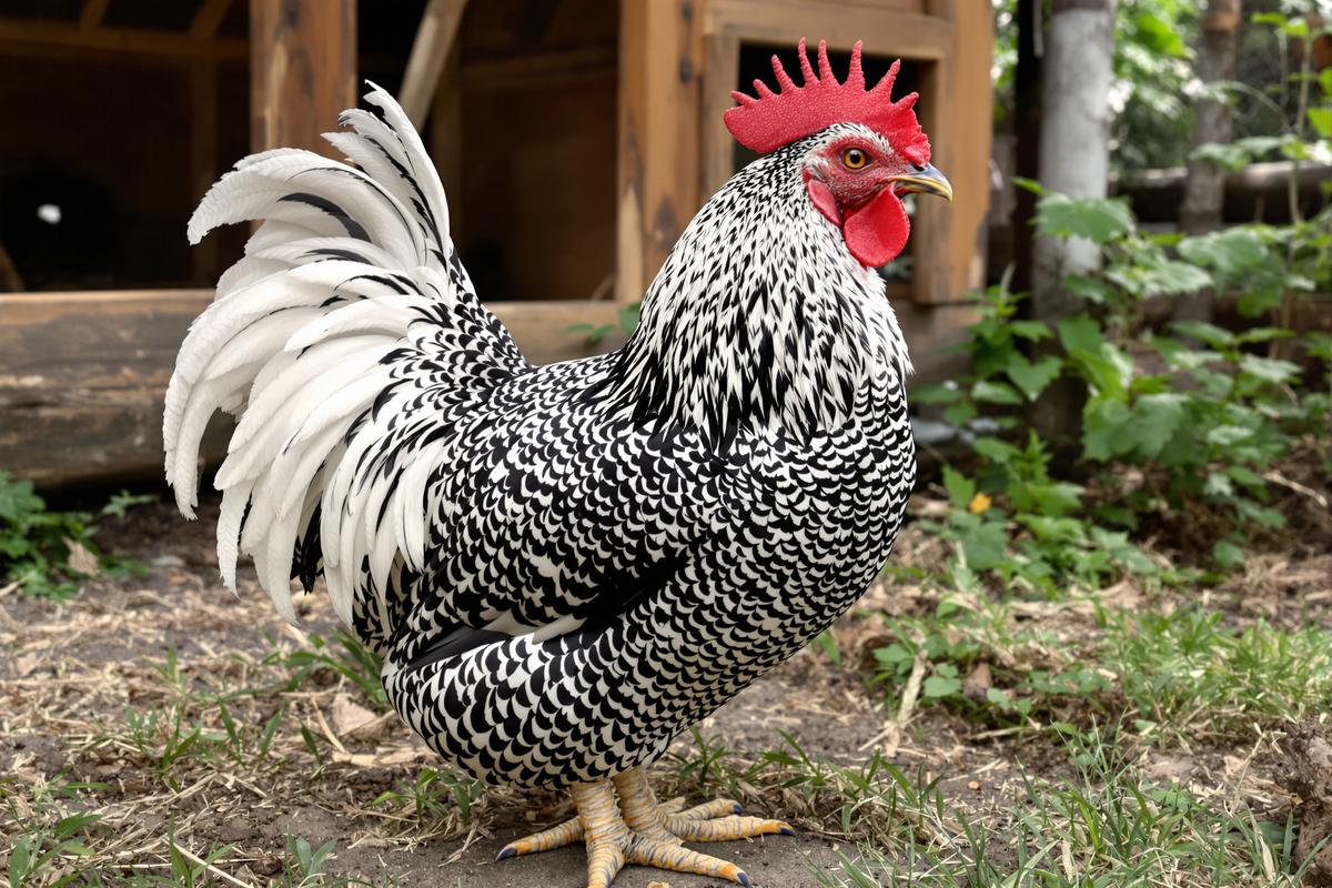 Poule de Houdan, très ancienne race de poule domestique : conseils d’élevage.jpg