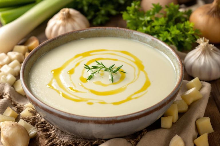 « Une de mes soupes préférées » – un velouté blanc ultra fondant, riche en goût et bon pour la santé.jpg