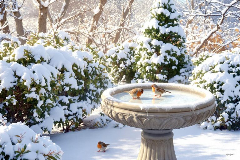 Ce geste de 30 secondes en plein hiver empêche ce point d’eau du jardin de geler et sauve les oiseaux du jardin.jpg