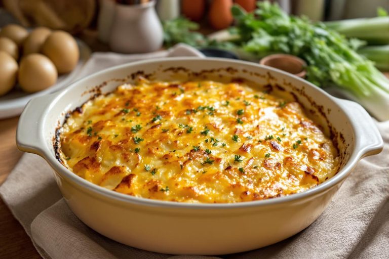 Gratin de pommes de terre, poireaux et carottes : fondant, délicieusement doré et ultra facile à préparer.jpg