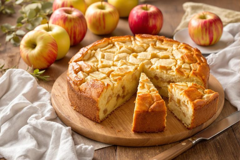 Julie Andrieu révèle la recette de son gâteau aux pommes favori « bien meilleur qu'une simple tarte ».jpg