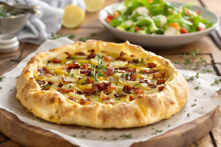 « Même les enfants l'ont adorée », cette tarte rustique aux poireaux et au comté ravira toute la famille !.jpg
